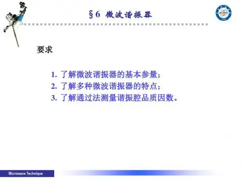 第6章微波谐振器-PPT精品文档