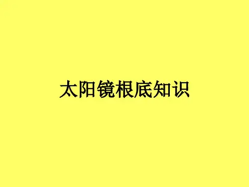 太阳镜培训(PPT38页)