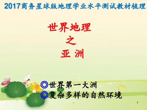 世界地理之亚洲-(共47张)PPT课件