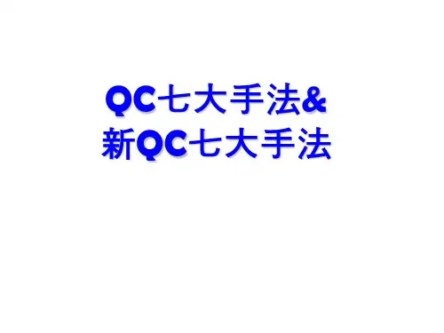QC七大手法与新QC七大手法全文