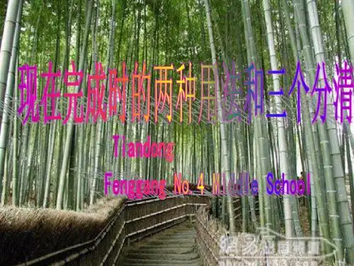 现在完成时的用法