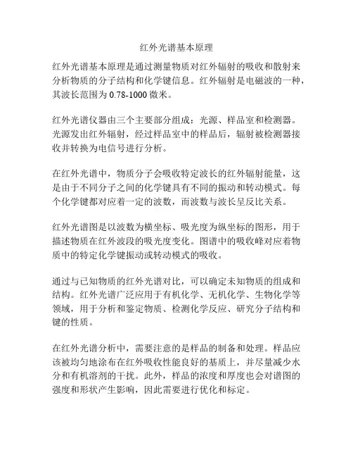 红外光谱基本原理