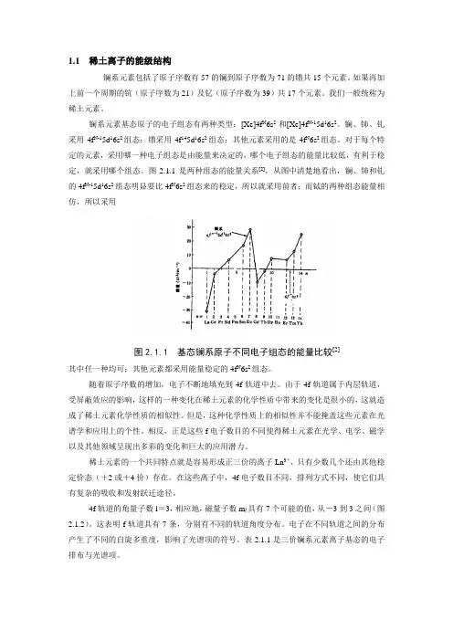 近红外发光稀土