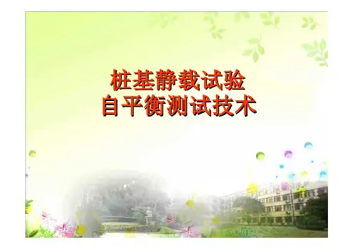 桥梁工程培训课件04桩基静载试验-自平衡测试技术