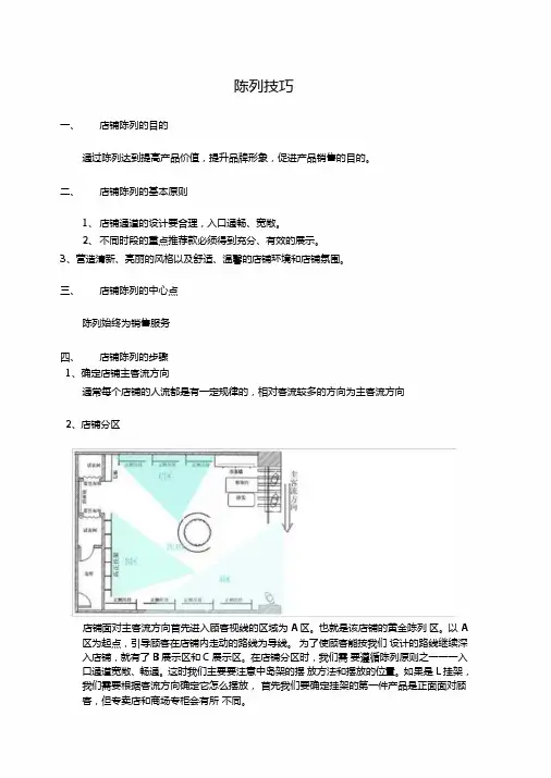 服装店面陈列技巧