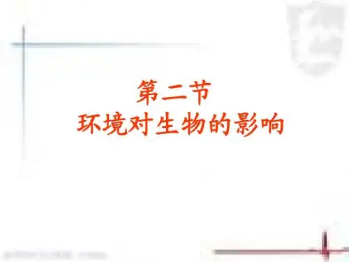 环境对生物的影响---探究光对鼠妇生活的影响(市级讲课比赛一等奖课件)