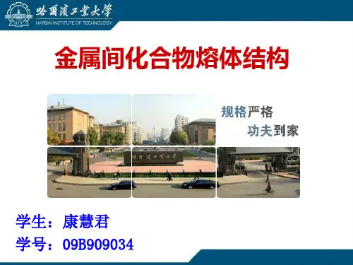 金属间化合物熔体结构