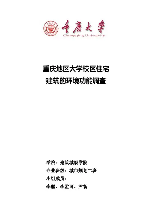 光环境调查报告