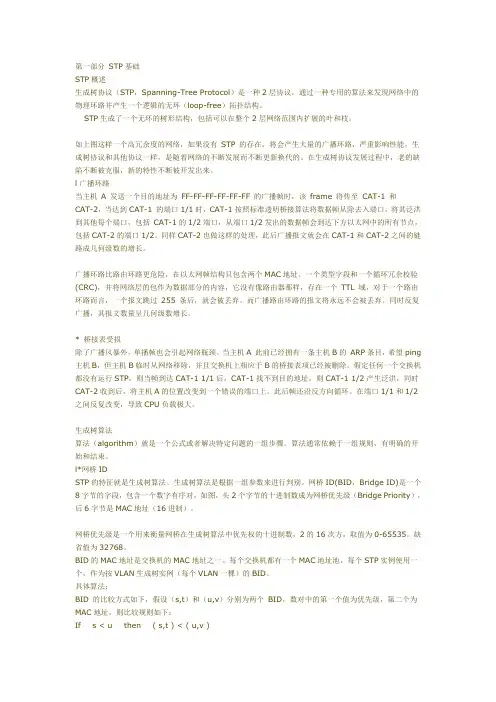 STP协议学习
