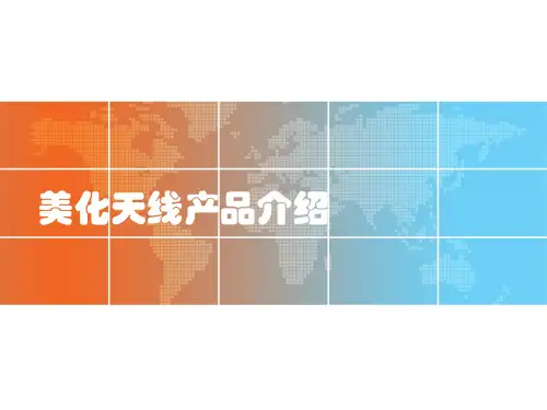 美化天线产品介绍