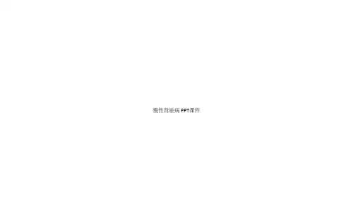 慢性肾脏病 PPT课件