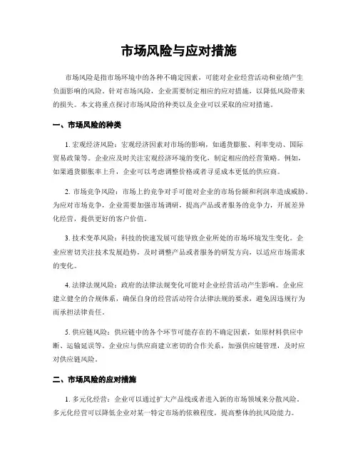 市场风险与应对措施