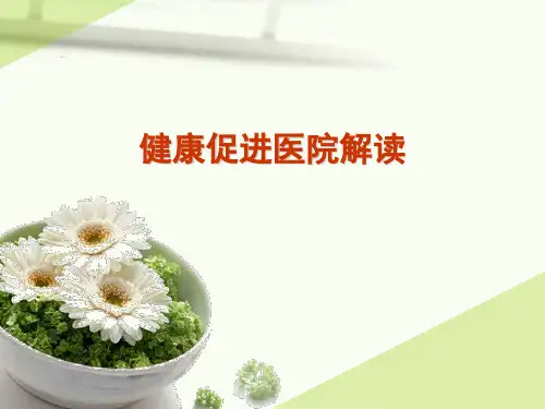 健康促进医院解读