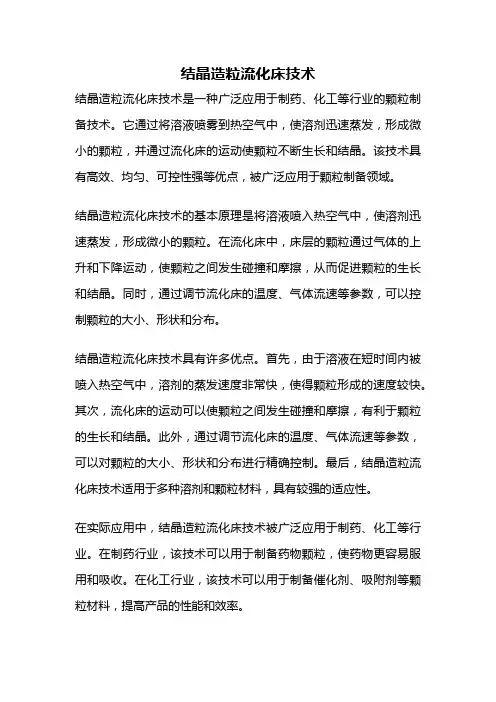 结晶造粒流化床技术