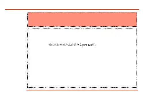天然苏打水新产品营销全案(PPT 128页)_11161