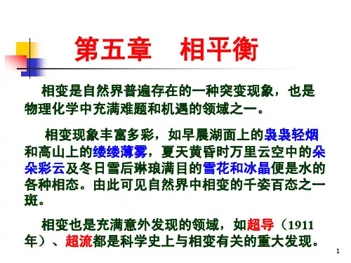 第五章 相平衡