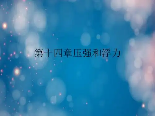 第十四章压强和浮力.ppt