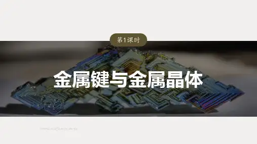金属键与金属晶体