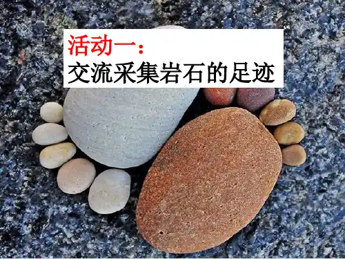 四年级下册科学课件 -4.1 各种各样的岩石｜ 教科版 (共22张PPT)