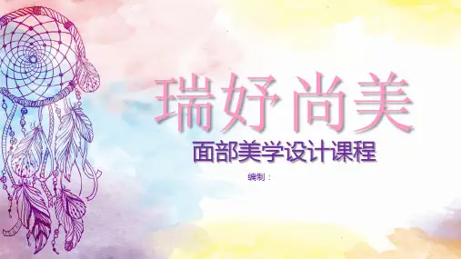 微整面部美学设计面部风水设计ppt课件