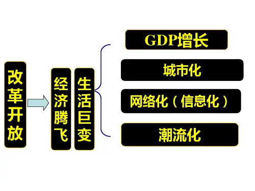 经济腾飞和生活巨变课件