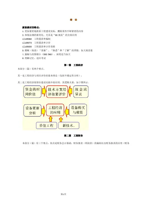 一级建造师工程经济读书笔记讲义
