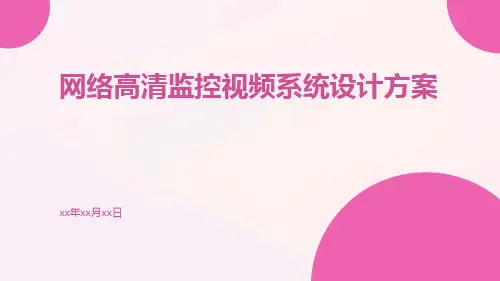 网络高清监控视频系统设计方案