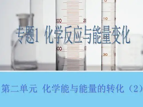 苏教版化学课件选修四1.2.2《化学电源》