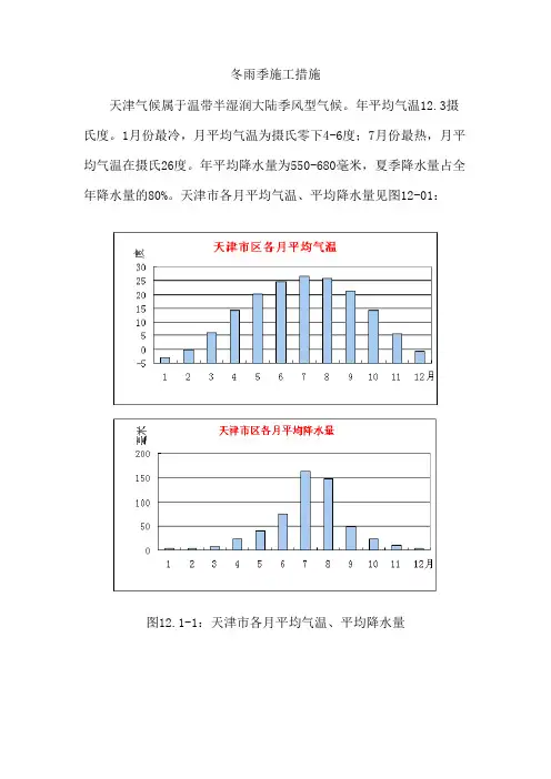 冬雨季施工措施