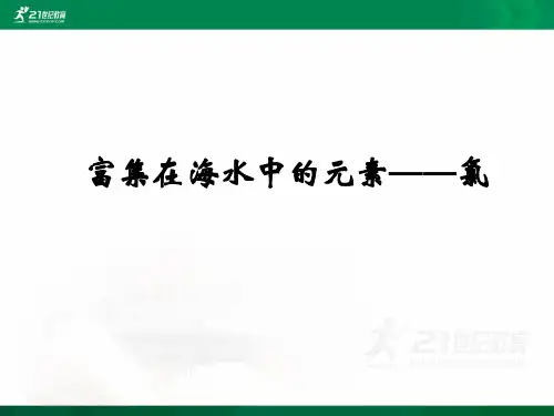 第二节：富集在海水中的元素——氯（课件）课件