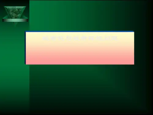 高中地理选修四城乡规划 第一章第二节《城市化与城市环境问题》课件