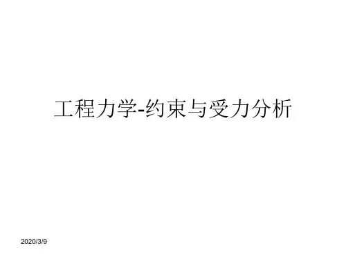 工程力学-约束与受力分析