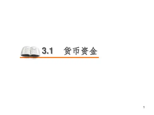 会计学 3.1 货币资金PPT课件