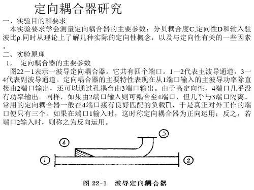波导定向耦合器