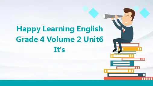 开心学英语四年级下册Unit6It’s315课件