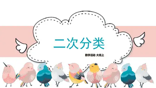 二次分类-幼儿园通用课件