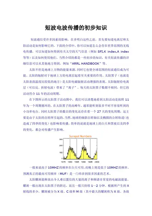 短波电波知识