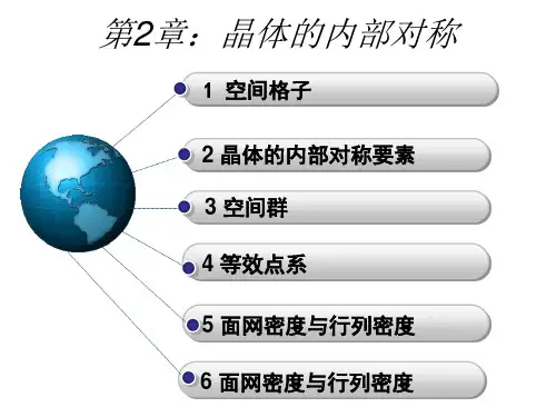 第2章：晶体的内部对称PPT课件