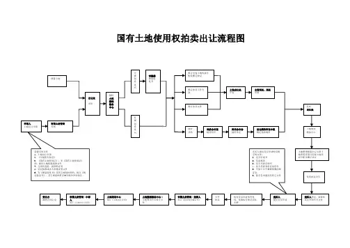 国有土地使用权拍卖出让流程图