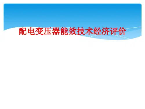 配电变压器能效技术经济评价