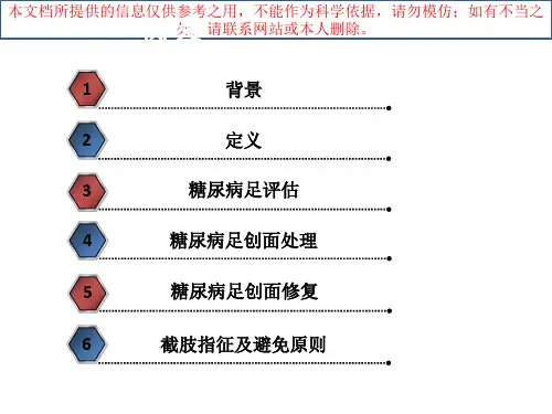 糖尿病足创面处置培训课件
