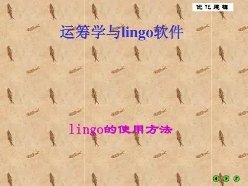 lingo教程