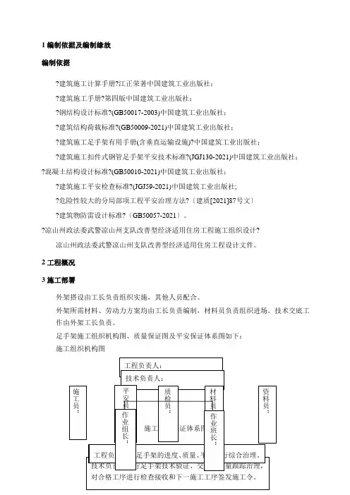 脚手架施工方案-经专家论证