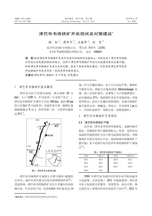 津巴布韦铬铁矿开采现状及对策建议