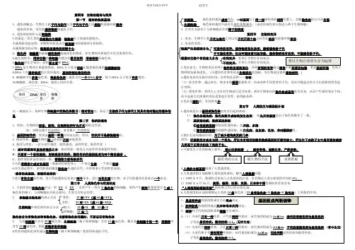 (完整版)生物的遗传与变异知识点