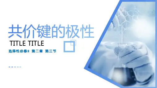 共价键的极性(课件)-高二化学(人教版2019选择性必修2)