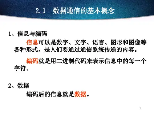 第二章数据通信技术基础