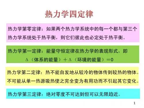 化工热力学复习资料