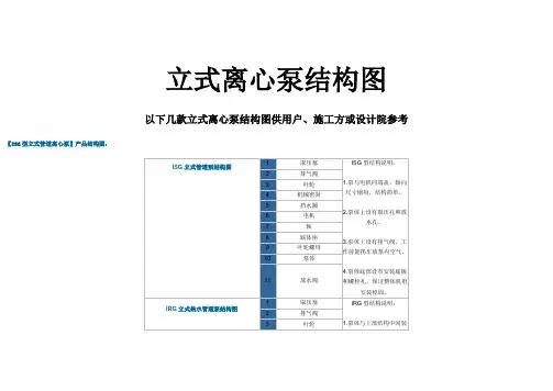 立式离心泵结构图