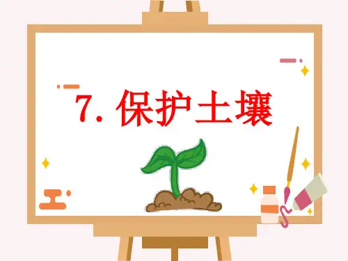 苏教版三年级科学7.保护土壤